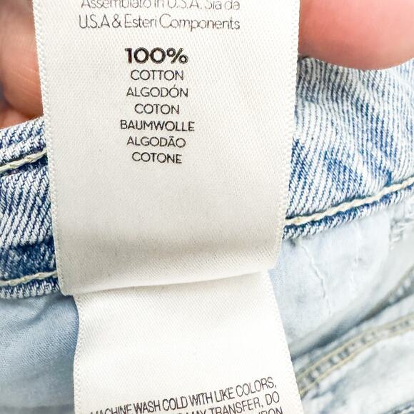 Mother Superior The Huffy Flood Mercy Button Fly Ripped Denim Jeans Size 28 - Picture 9 of 11